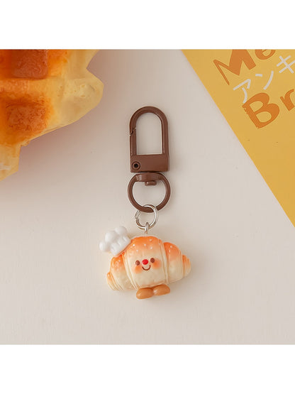 Keypus - Cute Cartoon Bread Shaped Keychain