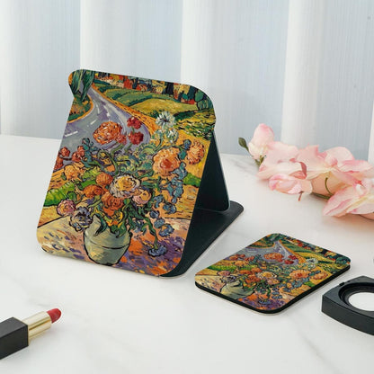 Mirroray - Double-Sided Print Tabletop Vanity Mirror