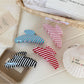Beau - Striped Acrylic Glossy Finish Claw Clip