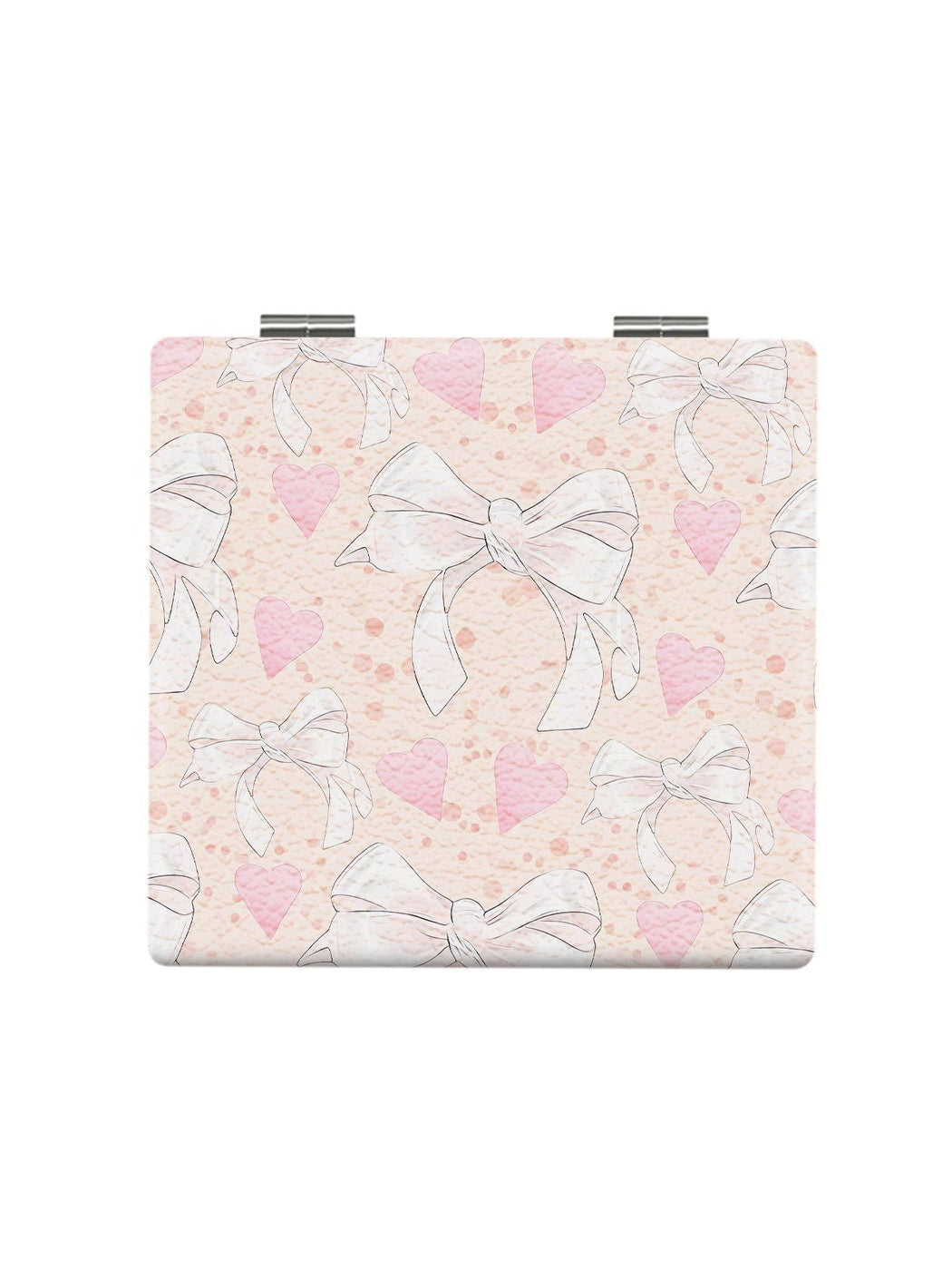 Mirroray - Cartoon Style Bow Printed Folding Mirror