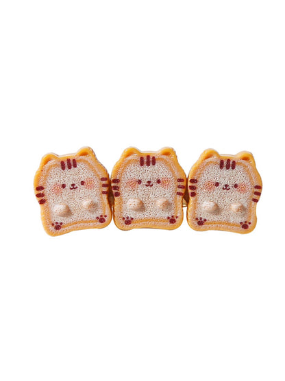 Beau - Cute Cartoon Toast Animal Hair Clips