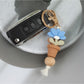 Keypus - Silicone Lotus Potted Plant Keychain