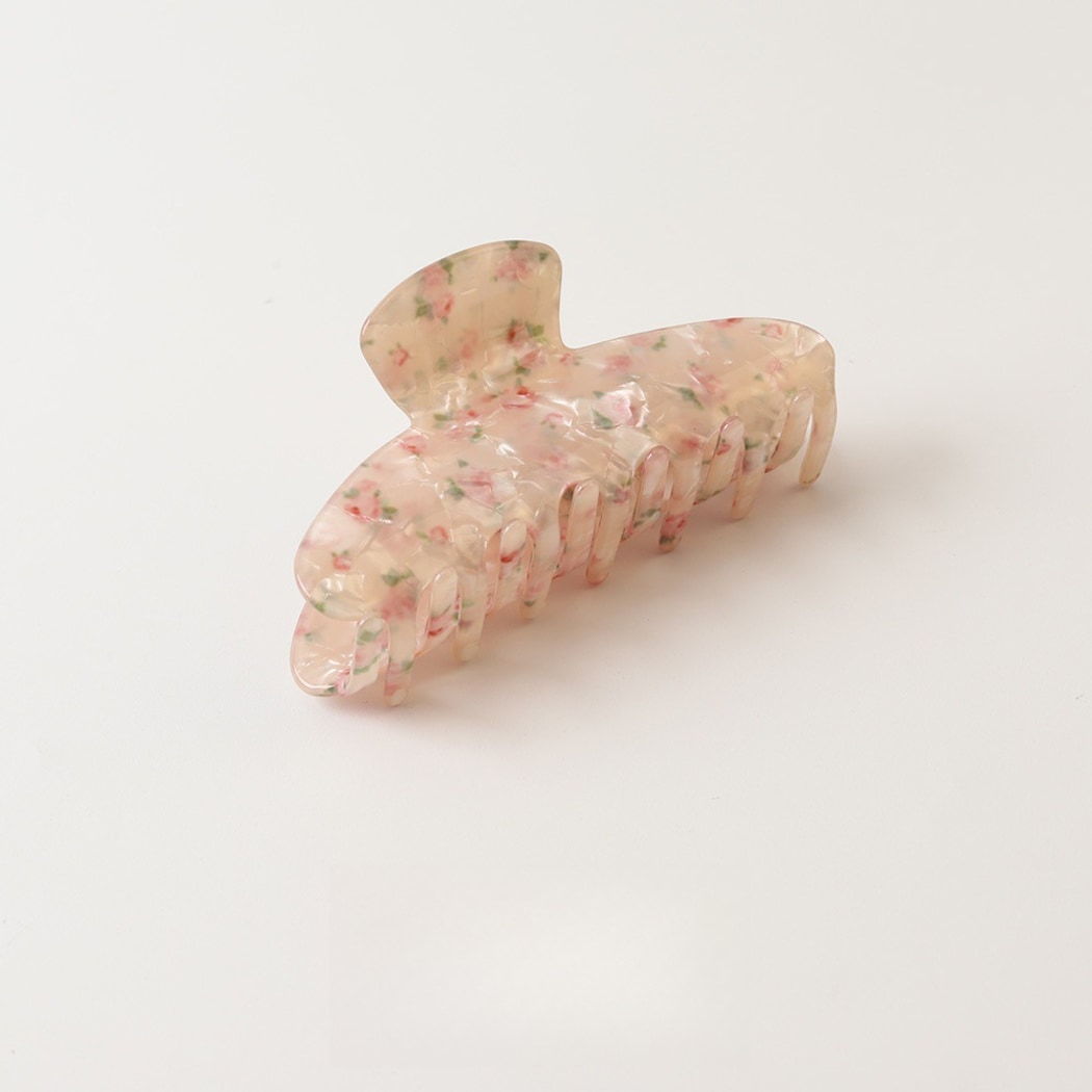 Beau - Sweet Floral Print PVC Claw Clip