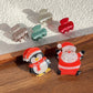 Beau - Christmas Santa and Penguin Claw Clip