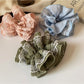 Gifty - Soft Spring Ruffle Hair Ring