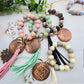 Keypus - Stylish Floral Tassel Keychain