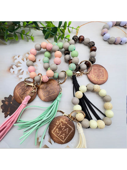 Keypus - Stylish Floral Tassel Keychain