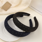 Gifty - Padded Geometric Dotted Fabric Headband