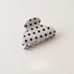 Beau - Simple Dot Pattern PVC Claw Clip
