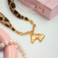 Earedge - Leopard Print Pony Pendant Necklace