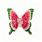 Beau - Watermelon Colored Butterfly PVC Claw Clip