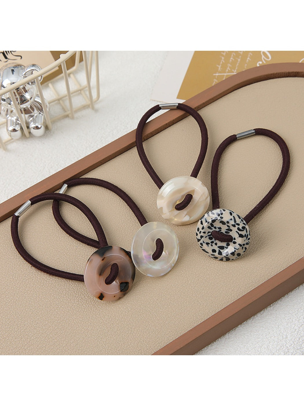 Gifty - Ink Wash Dyed Round Hair Tie
