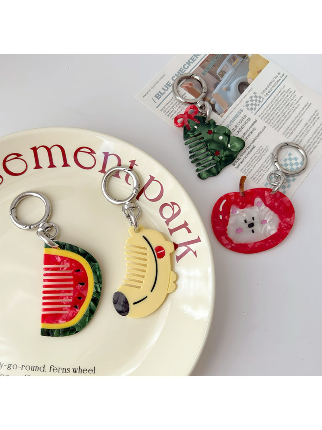 Keypus - Cartoon Shaped Bag Charm Keychain