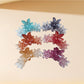Beau - Gradient Flower Shaped Plastic Alloy Claw Clip
