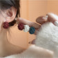 Earedge - Floral Pleat Premium Earrings