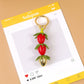 Keypus - Cute Fresh Style Strawberry Pendant Keychain