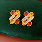 Nozari - Vintage Geometric Oval Rhinestone Necklace