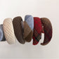 Gifty - Vintage Plaid Hair Hoop