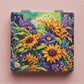 Mirroray - Sunflower Print Foldable Portable Makeup Mirror