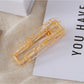 Beau - Hollowed Out Square Hair Clip