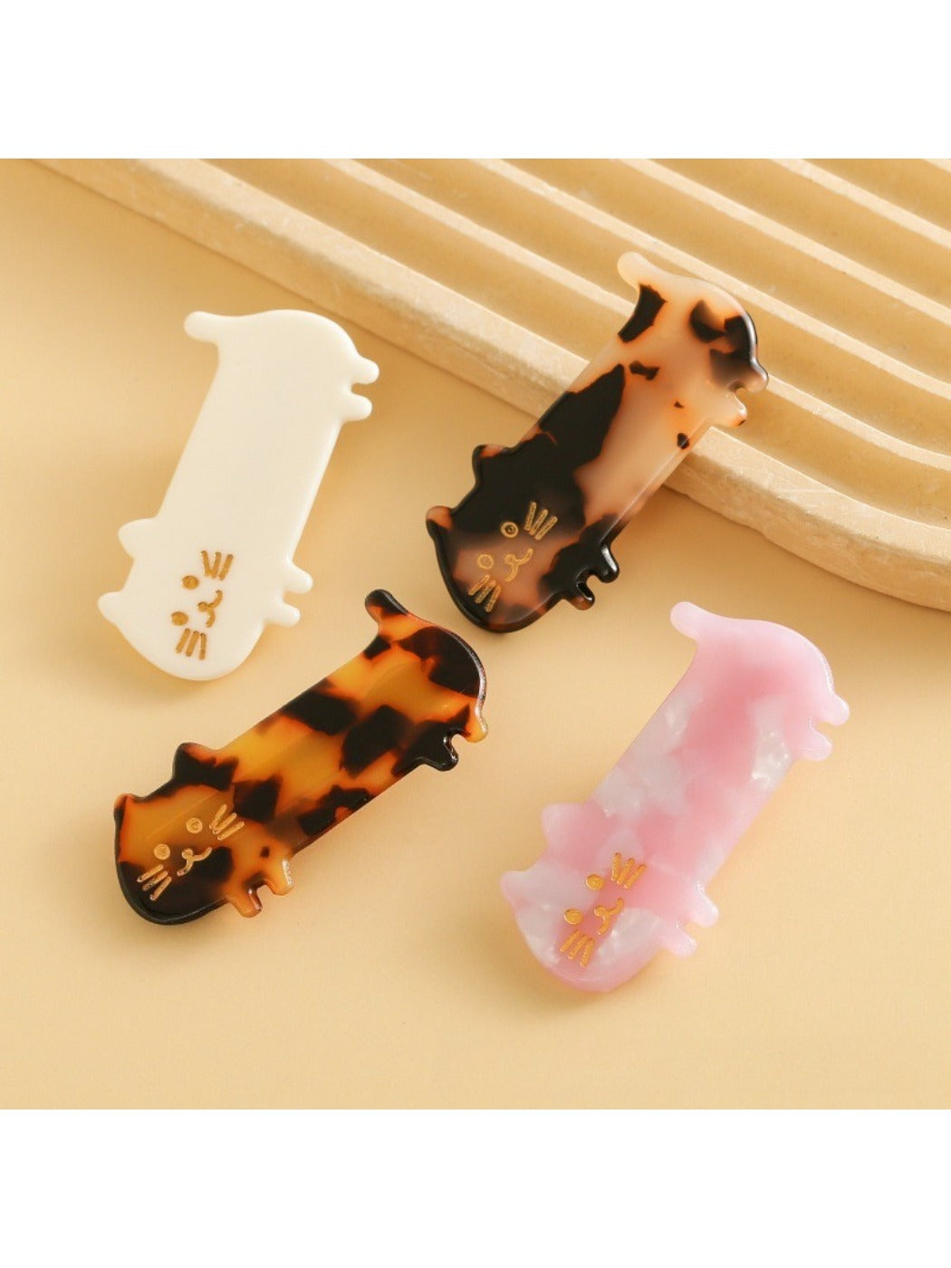 Beau - Whimsical Kitten Shaped Hair Clip