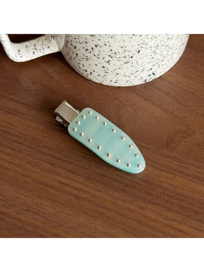 Beau - Geometric Acetate Duckbill Side Hair Clip