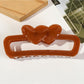 Beau - Hollow Heart Hair Claw Clip