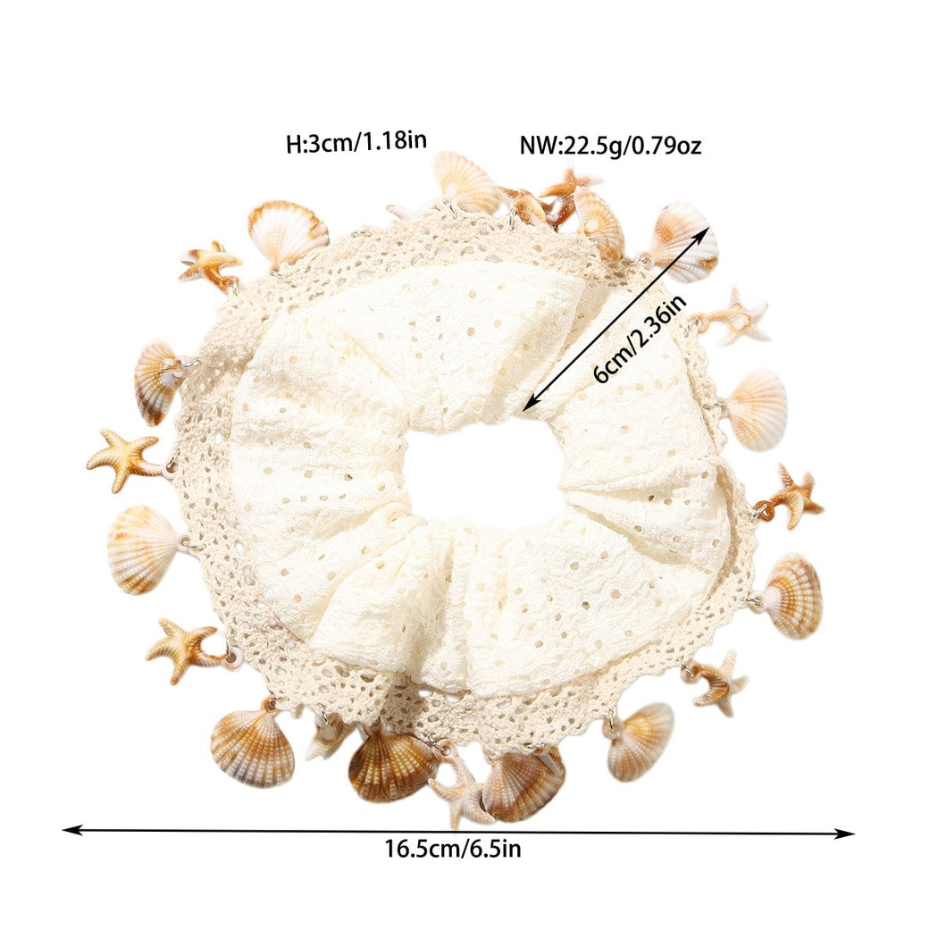 Gifty - Vintage Style Starfish Detail Scrunchie