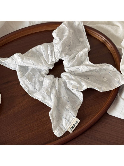 Gifty - Textured Pleated Polyester Fabric Scrunchie