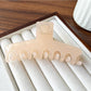 Beau - Minimalist Solid Color Plastic Claw Clip