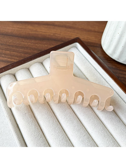 Beau - Minimalist Solid Color Plastic Claw Clip