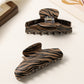 Beau - Vintage Zebra Print Hair Claw Clip