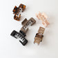Beau - Minimal Square Open Notch Hair Claw Clip