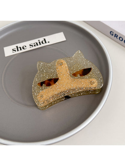 Beau - Slanted Eyes Cat Shape Hair Clip