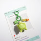 Keypus - Cute Green Turtle Keychain