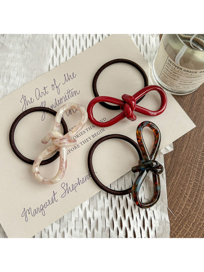 Gifty - Chic Acetate Bow Hair Ring