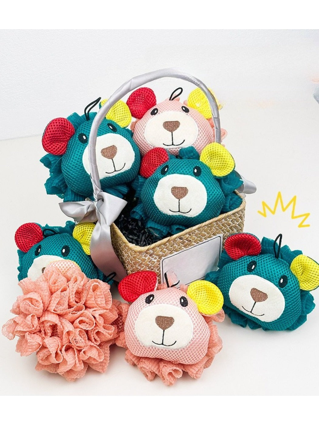 Papo - Adorable Bear Shower Puff