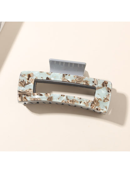 Beau - Elegant Hollow Out Rectangular Claw Clip