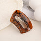 Beau - Brown Trendy Square Hair Clip
