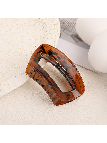Beau - Brown Trendy Square Hair Clip