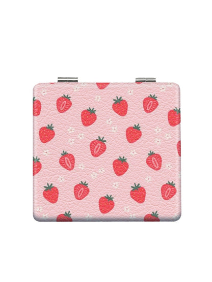 Mirroray - Printed PU Folding Makeup Mirror