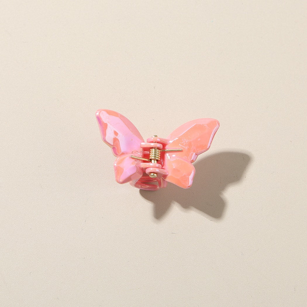 Beau - Glossy Butterfly Shape PS Alloy Claw Clip