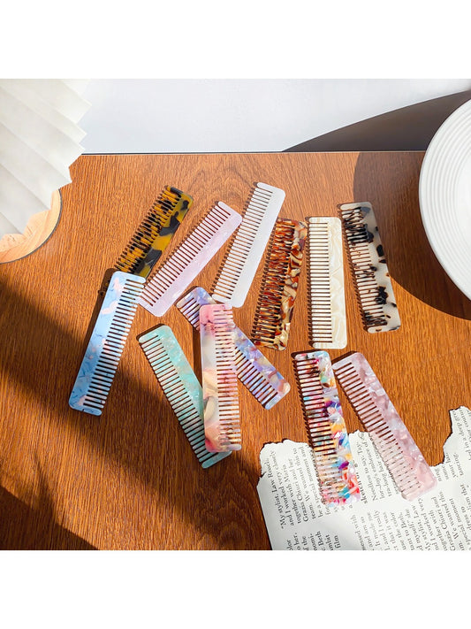 Camerow - Stylish Acetate Hair Comb Minimalist Design