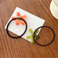 Gifty - Acetate Hair Ties with Flower Design