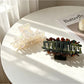 Beau - Alloy and Plastic Flower Design Claw Clip