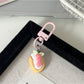 Keypus - Cartoon Strawberry Pastry Bag Charm Keychain