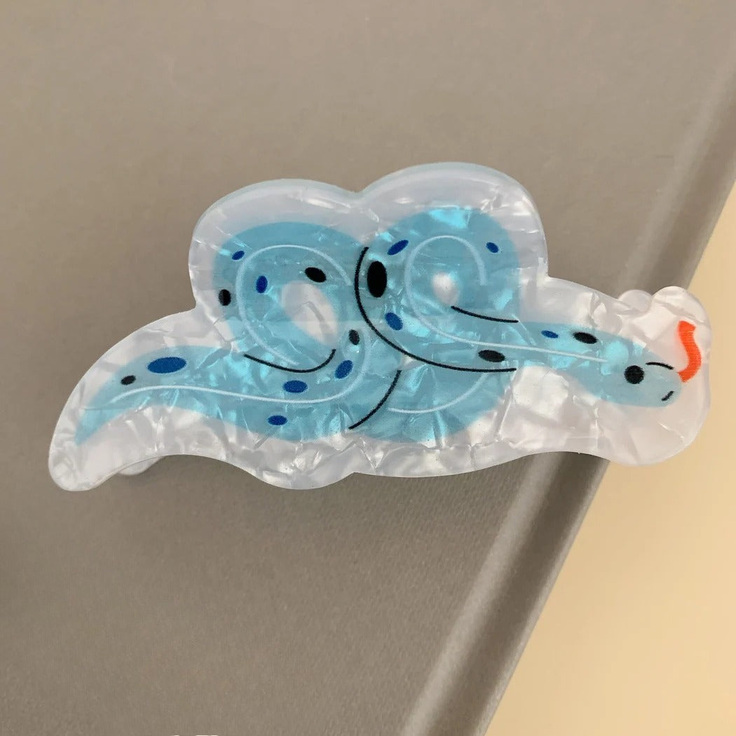 Beau - Cartoon Snake Hair Claw