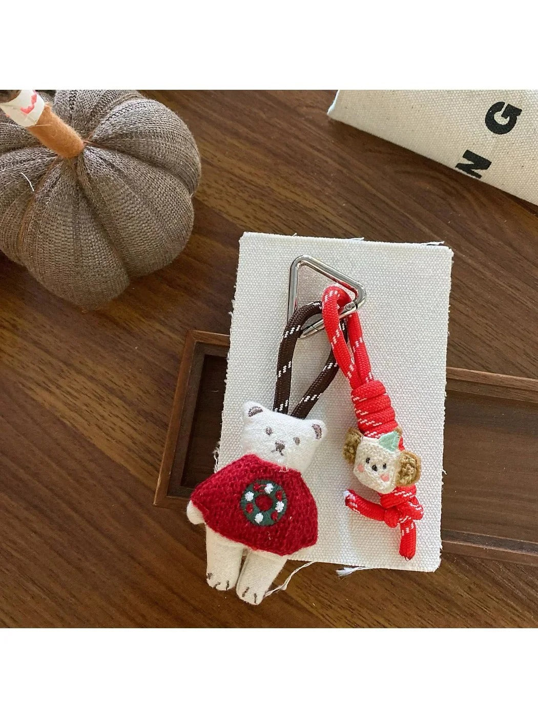 Keypus - Red Lanyard Cartoon Bag Charm
