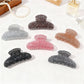 Beau - Shiny Half Circle Hair Claw Clip