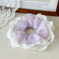 Gifty - Sweet Style Pleated Polka Dot Scrunchie